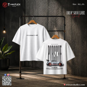 Drop Shoulder T-Shirt (Porsche 911 GT3 RS)